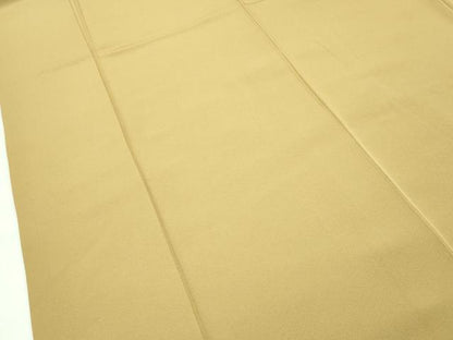 平和屋着物●極上　色無地　黄橡色　逸品　CZAA4562s6