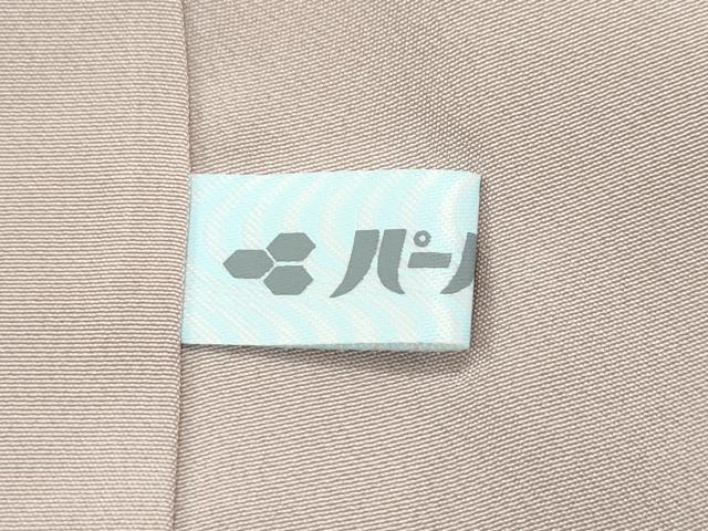 平和屋着物●極上　色無地　肌色　流水雪輪花地紋　逸品　CZAA4566s6