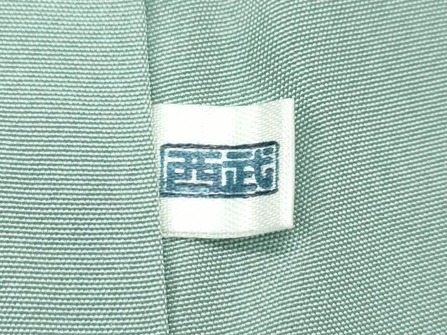 平和屋着物●極上　色無地　薄青色　鬼しぼ縮緬　西武百貨店扱い　逸品　未使用　CZAA4567s6