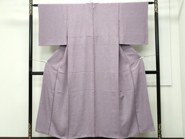 平和屋着物●極上　色無地　胡桃染色　雪輪花月地紋　さが美扱い　逸品　CZAA4570s6 平和屋着物○極上 色無地 胡桃染色 雪輪花月地紋 さが美扱い 逸品