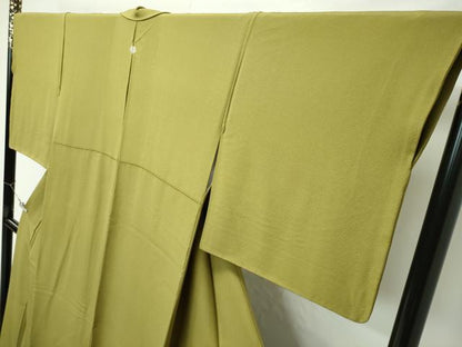 平和屋着物●極上　色無地　璃寛茶色　逸品　CZAA4572s6