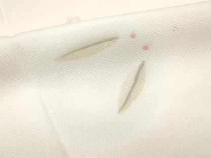 平和屋着物●上質な長襦袢　半衿刺繍　蛍暈し　兎　逸品　未使用　CZAA4579s6