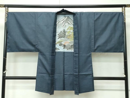 平和屋着物●極上　男性　本場大島紬　アンサンブル・長襦袢セット　100亀甲　総詰め　逸品　未使用　CZAA4583s6
