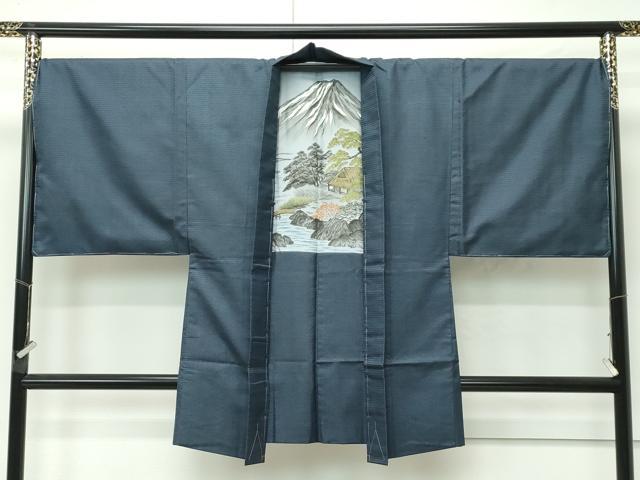 平和屋着物●極上　男性　本場大島紬　アンサンブル・長襦袢セット　100亀甲　総詰め　逸品　未使用　CZAA4583s6