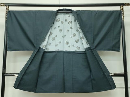 平和屋着物●極上　男性　紬　アンサンブル・長襦袢セット　120亀甲　高島屋扱い　逸品　未使用　CZAA4584s6