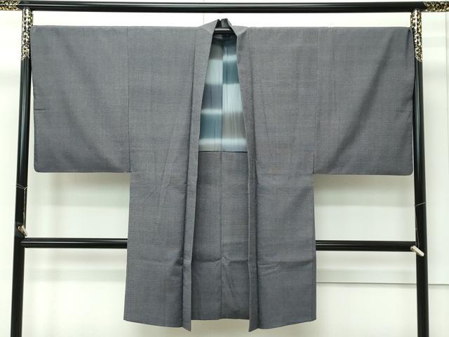 平和屋着物●極上　男性　本塩沢　アンサンブル　110亀甲　総詰め　酒井織物謹製　証紙付き　逸品　CZAA4587s6