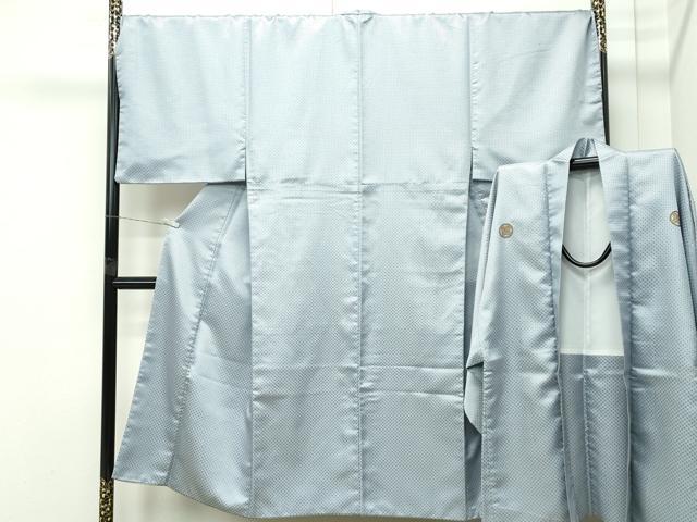 平和屋着物■極上　男性　色無地・紋付き羽織セット　キングサイズ　豆がら茶色　舞台衣装　洗える着物　逸品　CZAA4591s6 平和屋着物□極上 男性 色無地・紋付き羽織セット キングサイズ 豆がら茶色