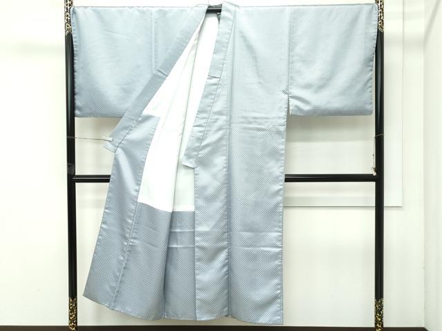 平和屋着物□極上 男性 色無地 紋付き羽織セット キングサイズ 舞台