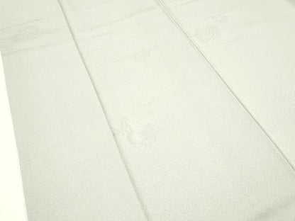平和屋着物●極上　色無地　砂色　雪輪南天地紋　逸品　未使用　CZAA4595s6