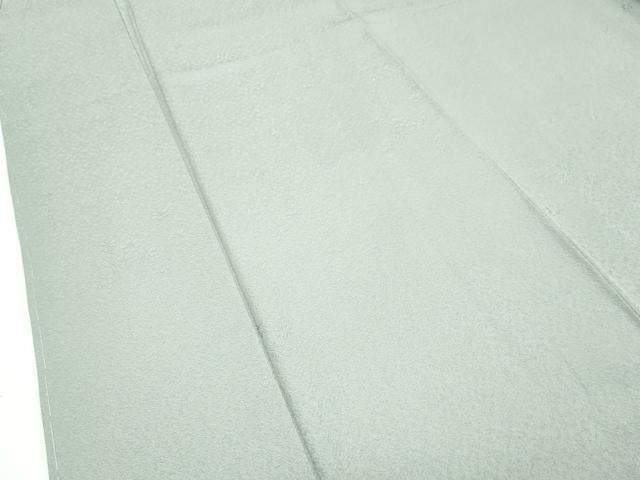 平和屋着物●極上　色無地　青白橡色　舞花地紋　逸品　未使用　CZAA4597s6