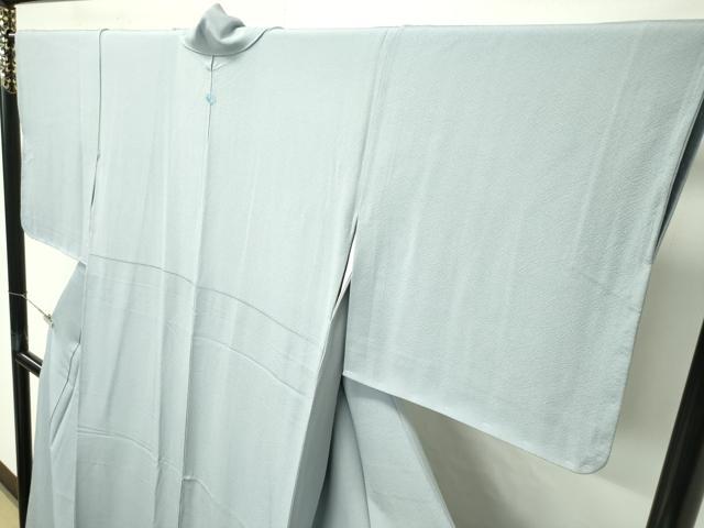 平和屋着物●極上　本草木染作家　瑞寶　色無地　青磁鼠色　逸品　未使用　CZAA4599s6