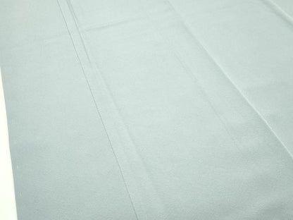 平和屋着物●極上　本草木染作家　瑞寶　色無地　青磁鼠色　逸品　未使用　CZAA4599s6