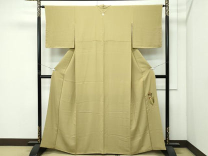 平和屋着物●極上　色無地　梅幸茶色　逸品　CZAA4600s6