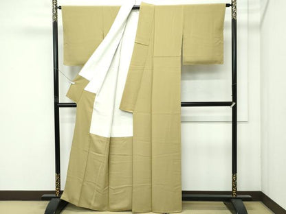 平和屋着物●極上　色無地　梅幸茶色　逸品　CZAA4600s6