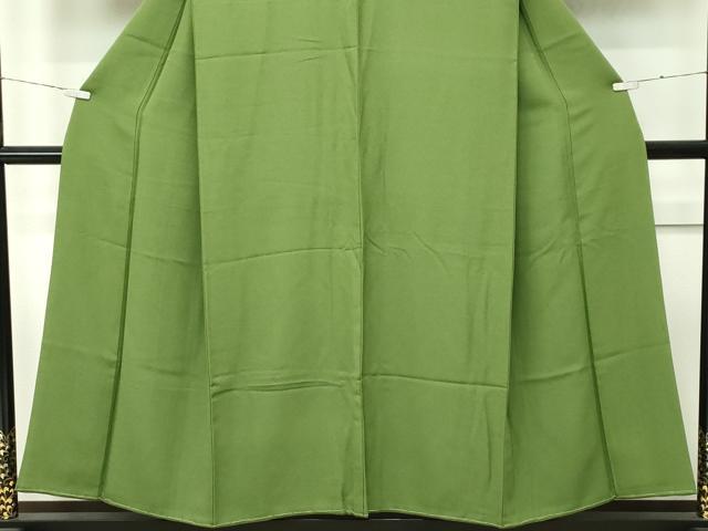 平和屋着物●極上　色無地　草色　逸品　未使用　CZAA4601s6 平和屋着物○極上 色無地 草色 逸品 未使用 CZAA4601s6