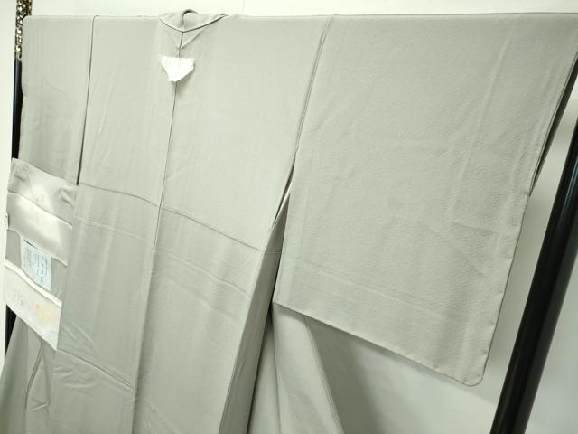 平和屋着物●極上　色無地　利休色　名水有情　染清水　反端付き　逸品　未使用　CZAA4602s6 平和屋着物○極上 色無地 利休色 名水有情 染清水 反端付き