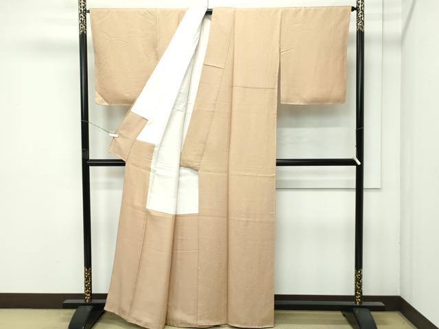 平和屋着物●極上　色無地　コルク色　逸品　未使用　CZAA4603s6 平和屋着物○極上 色無地 コルク色 逸品 未使用 CZAA4603s6