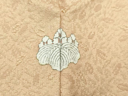 平和屋着物●極上　色無地　コルク色　逸品　未使用　CZAA4603s6