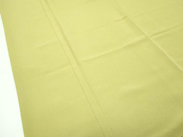 平和屋着物●極上　色無地　青朽葉色　逸品　未使用　CZAA4605s6