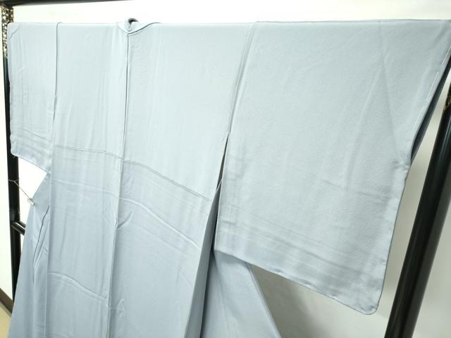 平和屋着物●極上　色無地　利休鼠色　逸品　未使用　CZAA4606s6