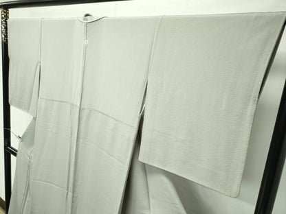 平和屋着物●極上　本加賀友禅作家　由水煌人監修　色無地　鶸茶色　逸品　CZAA4607s6