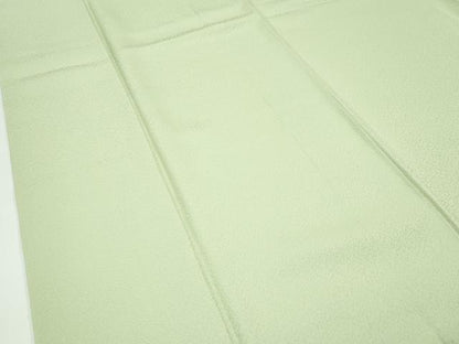 平和屋着物●極上　色無地　若菜色　逸品　CZAA4608s6
