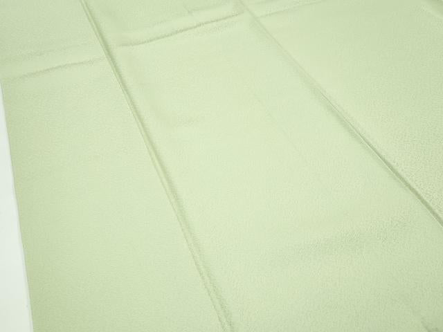 平和屋着物●極上　色無地　若菜色　逸品　CZAA4608s6