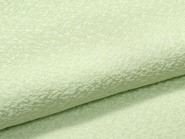 平和屋着物●極上　色無地　若菜色　逸品　CZAA4608s6