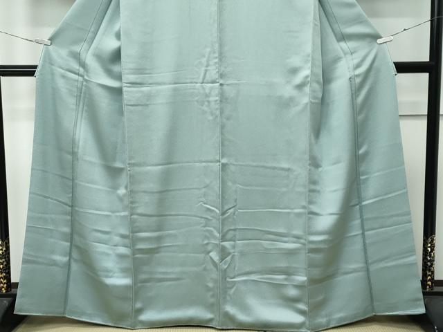 平和屋着物●極上　色無地　深川鼠色　紗綾形地紋　逸品　未使用　CZAA4611s6