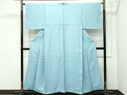 平和屋着物●極上　色無地　瓶覗色　花尽くし地紋　逸品　CZAA4613s6