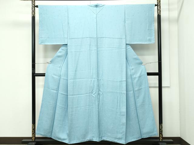 平和屋着物●極上　色無地　瓶覗色　花尽くし地紋　逸品　CZAA4613s6