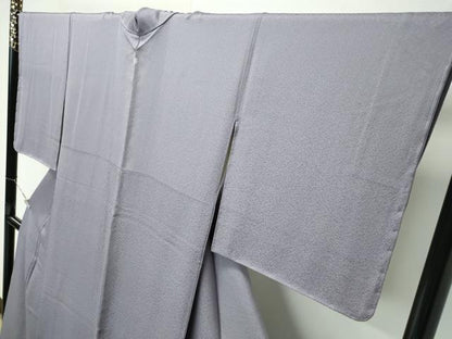 平和屋着物●極上　色無地　煤色　逸品　未使用　CZAA4614s6