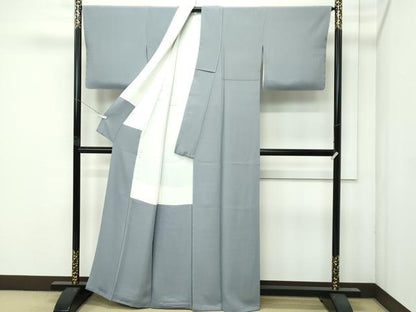 平和屋着物●極上　伝統工芸士　加賀友禅作家　吉田淳子　色無地　豆がら茶色　逸品　未使用　CZAA4617s6