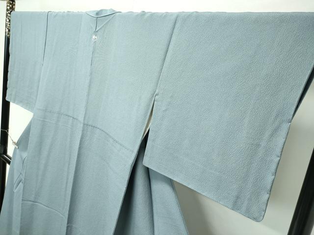 平和屋着物○極上 色無地 山鳩色 反端付き 逸品 未使用 CZAA4618s6