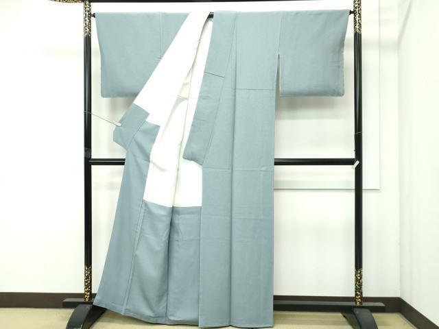平和屋着物●極上　色無地　山鳩色　反端付き　逸品　未使用　CZAA4618s6 平和屋着物○極上 色無地 山鳩色 反端付き 逸品 未使用 CZAA4618s6