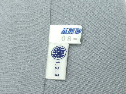 平和屋着物●極上　京本政樹着物コレクション　訪問着　笹竹文　竹の子　筍　鉛色地　反端付き　逸品　未使用　CZAA4622s6