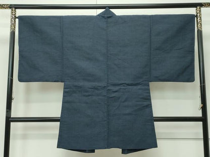 平和屋着物■極上　男性　綿薩摩　木綿　アンサンブル　100亀甲　羽織紐付き　逸品　CZAA4623s6