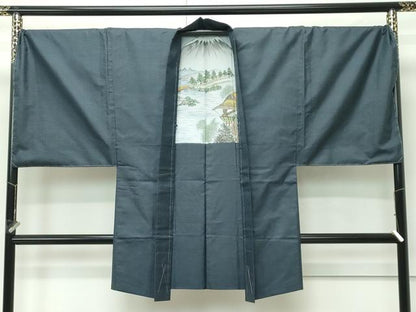 平和屋着物●極上　男性　本場大島紬　アンサンブル　キングサイズ　100亀甲　総詰め　逸品　未使用　CZAA4624s6