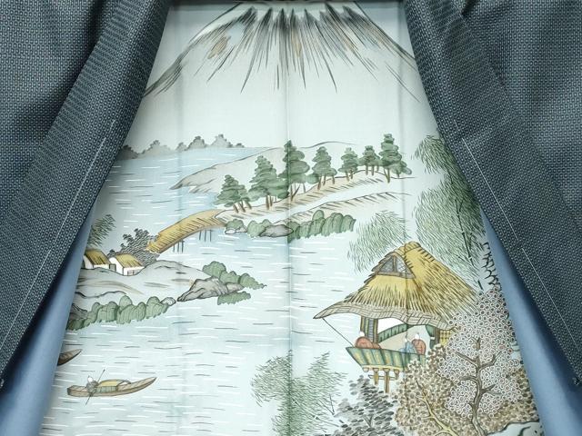 平和屋着物●極上　男性　本場大島紬　アンサンブル　キングサイズ　100亀甲　総詰め　逸品　未使用　CZAA4624s6