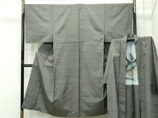 平和屋着物●極上　男性　本場大島紬　アンサンブル　絣文様　逸品　CZAA4625s6