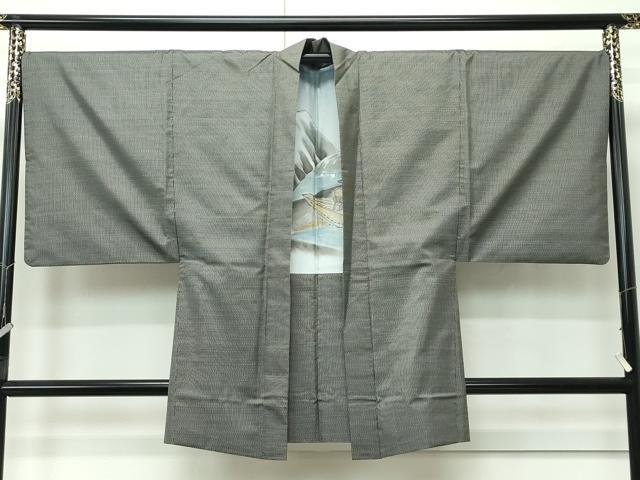 平和屋着物●極上　男性　本場大島紬　アンサンブル　絣文様　逸品　CZAA4625s6 平和屋着物○極上 男性 本場大島紬 アンサンブル 絣文様 逸品 CZAA4625s6