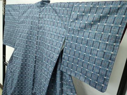 平和屋本店●極上　本場琉球　読谷山花織　紬地　逸品　未使用　CZAA4630s6