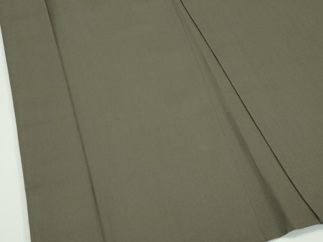 平和屋着物＃極上　男性　長羽織　キングサイズ　色無地　涅色　逸品　CZAA4634s6
