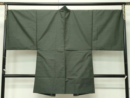 平和屋着物●極上　男性　紬　アンサンブル　キングサイズ　逸品　CZAA4637s6