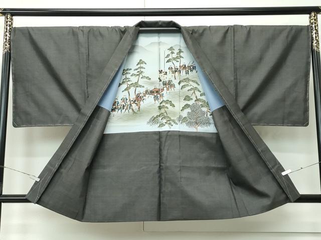 平和屋着物●極上　男性　本場大島紬　アンサンブル　100亀甲　総詰め　逸品　未使用　CZAA4638s6