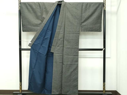 平和屋着物●極上　男性　紬　アンサンブル　100亀甲　逸品　未使用　CZAA4640s6