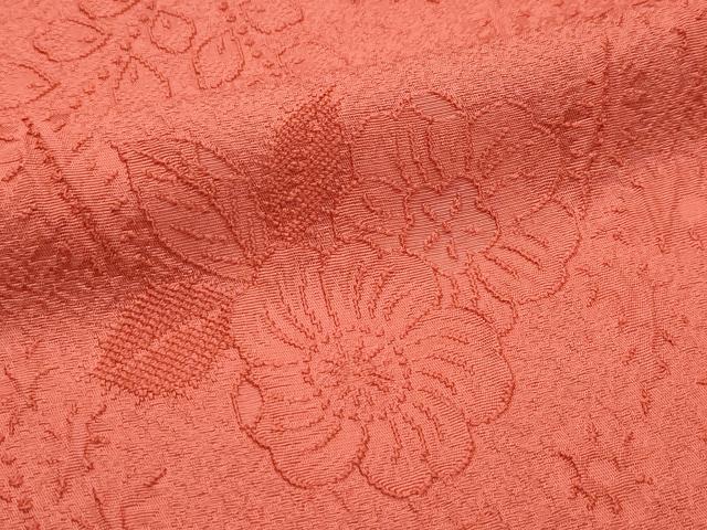 平和屋着物●極上　色無地　雀茶色　辻が花地紋　逸品　CZAA4651s6