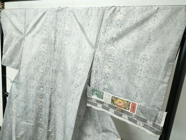 平和屋本店○極上 都喜ヱ門 本場大島紬 白大島 9マルキ 総