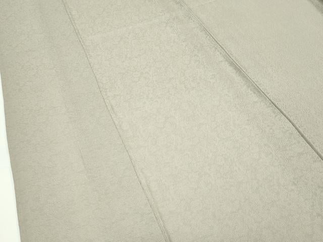 平和屋着物＊極上　夏物　京都・西陣　織元ブランド　秦流舎　お召　色無地　空五倍子色　逸品　未使用　CZAA4671s6