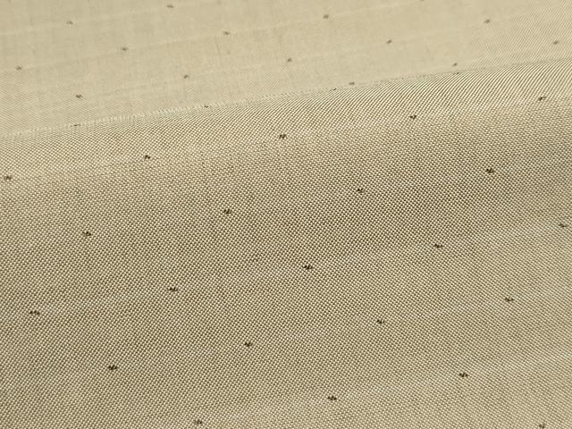 平和屋本店●極上　東郷織物謹製　本場大島紬　肥後煤竹色地　逸品　CZAA4674s6